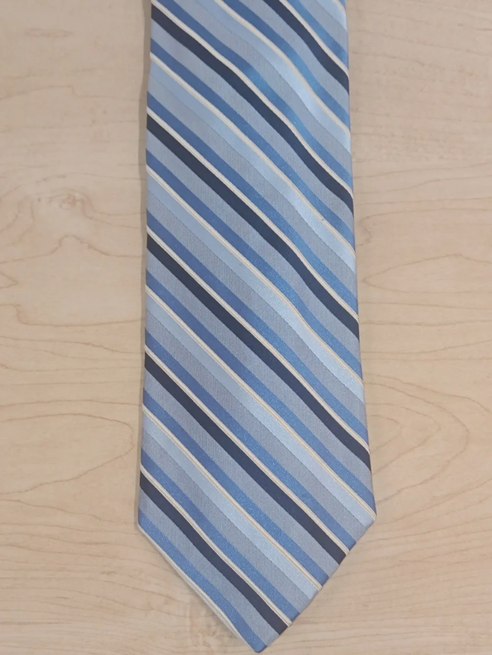 Altea Blue Striped Men’s Tie - Light & Navy Blue